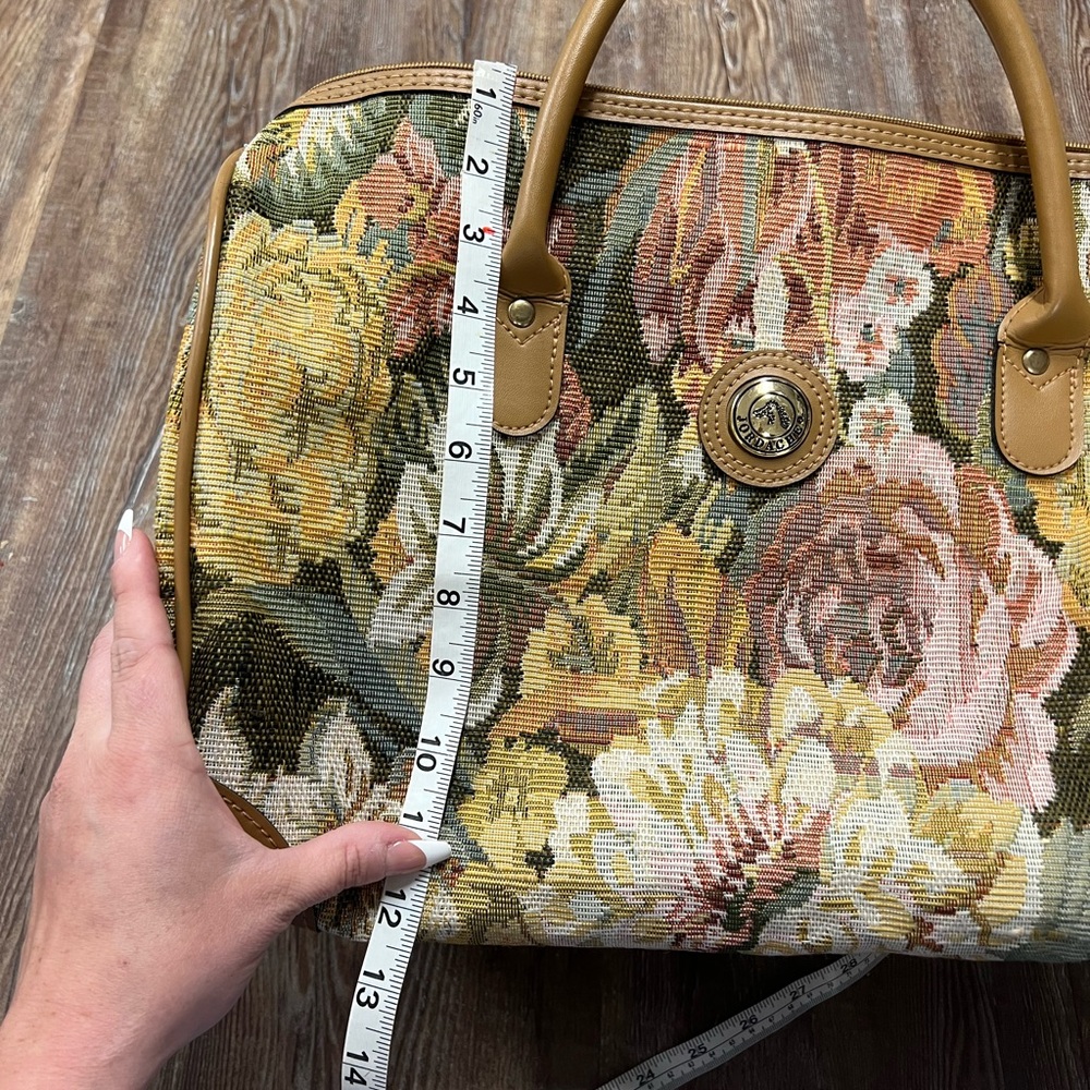 Vintage Jordache Floral tapestry tote bag - Picture 8 of 8